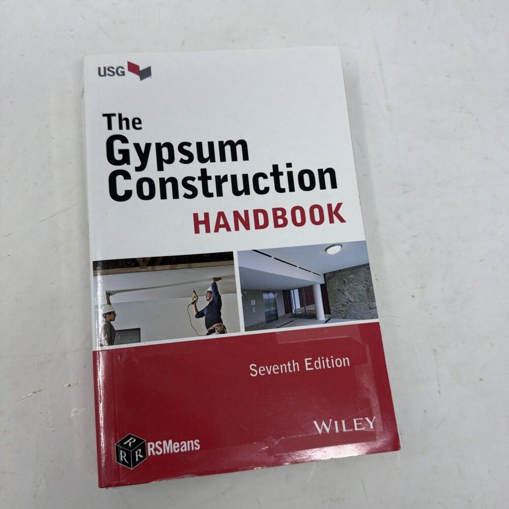 USG RSMeans The Gypsum Construction Handbook 7th Ed Paperback 2014 Wiley